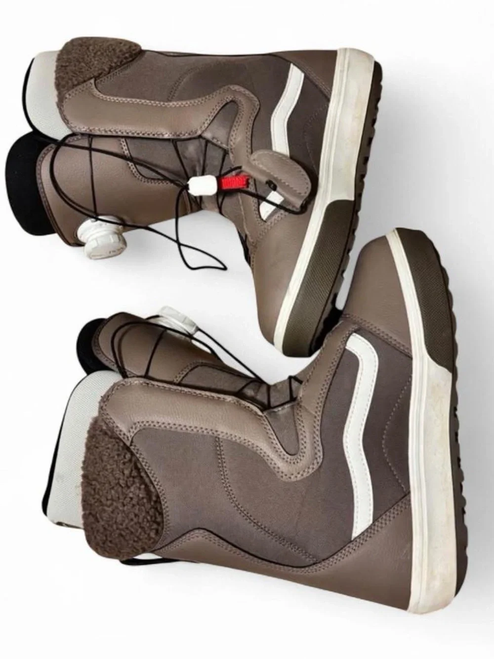Vans Brown Dial-Lace Snow Boots